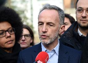 Emmanuel Gregoire Rally Of The Left-Wing Coalition - Paris