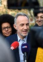 Emmanuel Gregoire Rally Of The Left-Wing Coalition - Paris