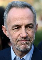 Emmanuel Gregoire Rally Of The Left-Wing Coalition - Paris