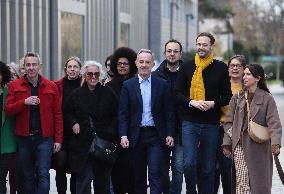 Emmanuel Gregoire Rally Of The Left-Wing Coalition - Paris