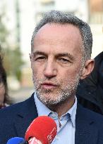 Emmanuel Gregoire Rally Of The Left-Wing Coalition - Paris