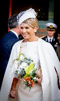 Queen Maxima At Signing Partnership - Utrecht