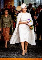 Queen Maxima At Signing Partnership - Utrecht