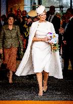 Queen Maxima At Signing Partnership - Utrecht