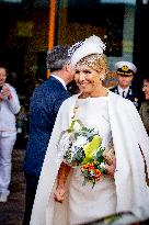 Queen Maxima At Signing Partnership - Utrecht