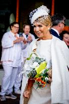 Queen Maxima At Signing Partnership - Utrecht