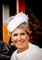 Queen Maxima At Signing Partnership - Utrecht