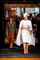 Queen Maxima At Signing Partnership - Utrecht