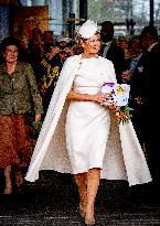 Queen Maxima At Signing Partnership - Utrecht