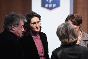 Press Conference Held for Christophe Gleizes - Paris