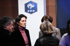 Press Conference Held for Christophe Gleizes - Paris