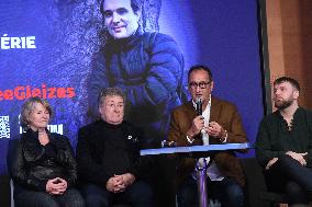 Press Conference Held for Christophe Gleizes - Paris