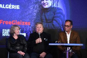 Press Conference Held for Christophe Gleizes - Paris