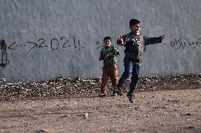 The Warmth Of Play In Erbil s Cold And Fog