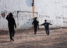 The Warmth Of Play In Erbil s Cold And Fog