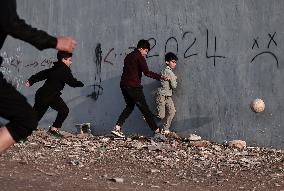 The Warmth Of Play In Erbil s Cold And Fog