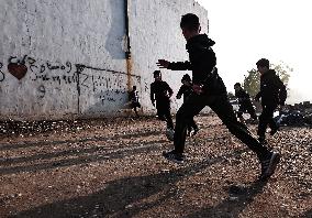 The Warmth Of Play In Erbil s Cold And Fog