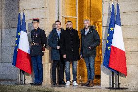 Agricultural Unions Meet French Prime Minister - Paris