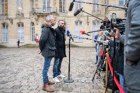 Agricultural Unions Meet French Prime Minister - Paris