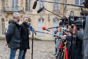Agricultural Unions Meet French Prime Minister - Paris