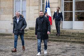 Agricultural Unions Meet French Prime Minister - Paris