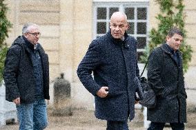 Agricultural Unions Meet French Prime Minister - Paris