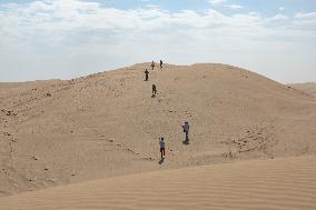Rezaabad Desert in Semnan - Iran