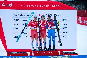 Audi FIS Ski World Cup - Men's Downhill - Podium