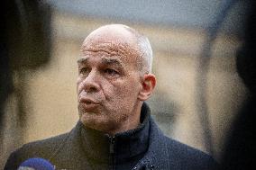 FNSEA President Arnaud Rousseau at the Hotel Matignon - Paris