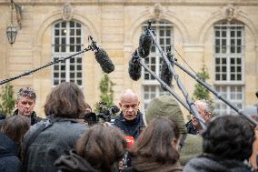 FNSEA President Arnaud Rousseau at the Hotel Matignon - Paris