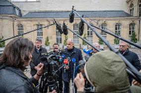 FNSEA President Arnaud Rousseau at the Hotel Matignon - Paris