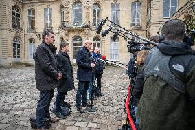 FNSEA President Arnaud Rousseau at the Hotel Matignon - Paris