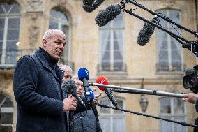 FNSEA President Arnaud Rousseau at the Hotel Matignon - Paris