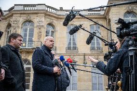 FNSEA President Arnaud Rousseau at the Hotel Matignon - Paris
