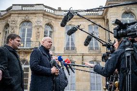 FNSEA President Arnaud Rousseau at the Hotel Matignon - Paris