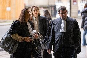 Christophe Ruggia On Trial For Sexual Assault Against Adele Haenel - Paris