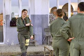Princess Leonor Piloting A Plane - San Javier