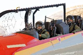 Princess Leonor Piloting A Plane - San Javier