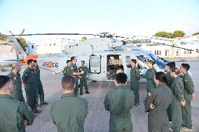 Princess Leonor Piloting A Plane - San Javier
