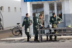 Princess Leonor Piloting A Plane - San Javier