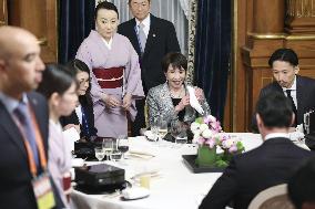 Japan PM hosts banquet for leaders of 5 Central Asian nations