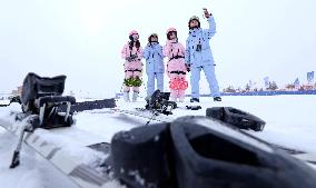 Qilian Mountain Ski Resort in Kangle Grassland