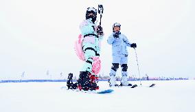 Qilian Mountain Ski Resort in Kangle Grassland