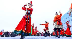 Qilian Mountain Ski Resort in Kangle Grassland
