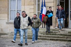 Rural Coordination President at the Hotel Matignon - Paris