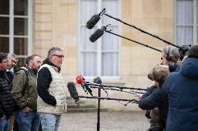 Rural Coordination President at the Hotel Matignon - Paris