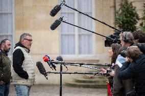 Rural Coordination President at the Hotel Matignon - Paris