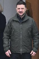 Ukrainian President Volodymyr Zelensky visits Warsaw - Poland