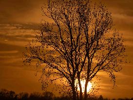 Sunset in Normandy - France