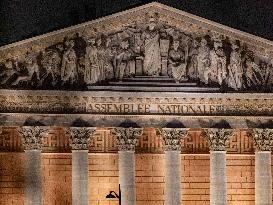 Illustration - The French National Assembly's Façade - Paris